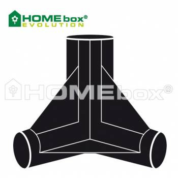 Homebox 3 Way Connector 22mm