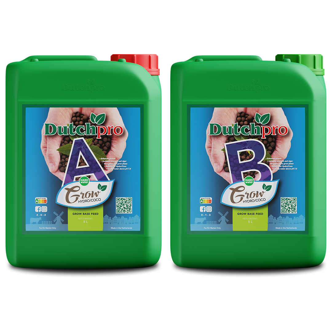 Dutch Pro Grow Hydro/Coco A + B Hard Water 5L  Wachstumsdnger Hydro &  Coco | Green-Liberty