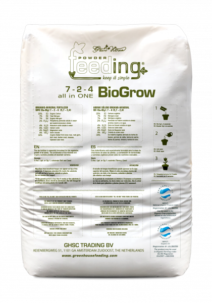 Powder Feeding BioGrow 25kg