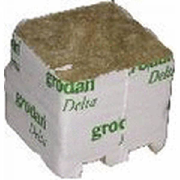 Grodan Steinwollblock 4x4x4,5 cm